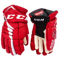 CCM Jetspeed FT4 Pro Senior Hockey Gloves in Red/White Size 14in