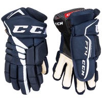 CCM Jetspeed FT4 Senior Hockey Gloves in Navy/White Size 14in