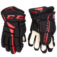 CCM Jetspeed FT485 Senior Hockey Gloves in Black/Red Size 13in
