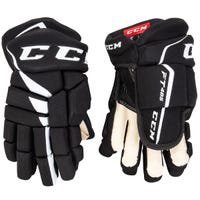 CCM Jetspeed FT485 Junior Hockey Gloves in Black/White Size 10in