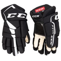 CCM Jetspeed FT475 Junior Hockey Gloves in Black/White Size 11in