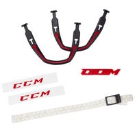 "CCM Super Tacks X Helmet Personalization Kit in Black/Red"