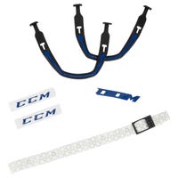 "CCM Super Tacks X Helmet Personalization Kit in Black/Blue"