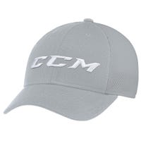 CCM Core Foam Adult Flex Fit Cap in Grey/White Size Small/Medium