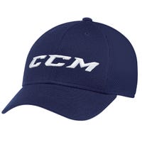 CCM Core Foam Adult Flex Fit Cap in Navy/White Size Large/X-Large