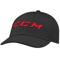 "CCM Core Adult Meshback Trucker Cap in Black/Red"