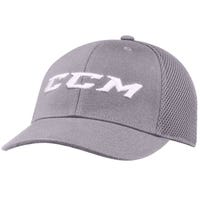 "CCM Core Adult Meshback Trucker Cap in Grey/White"