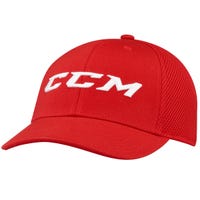 "CCM Core Adult Meshback Trucker Cap in Red/White"