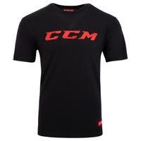 CCM Core Senior Short Sleeve T-Shirt in Black/Red Size Small