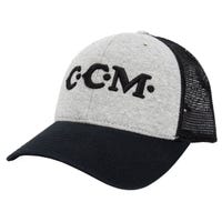 "CCM Historical Adjustable Trucker Cap in Athletic Grey"