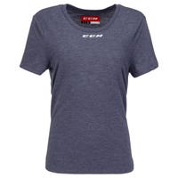 CCM Crew Neck Women's Short Sleeve T-Shirt in Navy Size X-Small