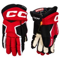 CCM Tacks AS 580 Senior Hockey Gloves in Black/Red/White Size 14in