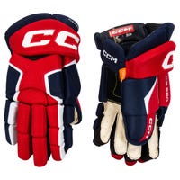 CCM Tacks AS 580 Senior Hockey Gloves in Navy/Red/White Size 13in