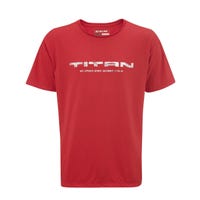 "CCM Titan Adult Short Sleeve T-Shirt in Red Size Medium"