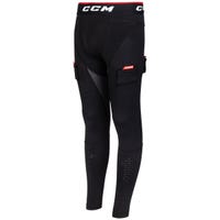 "CCM Compression Youth Pants with Jock/Tabs in Black Size Small"