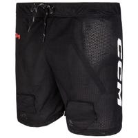 "CCM Mesh Senior Shorts with Jock/Tabs in Black Size Small"