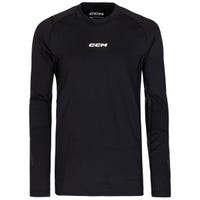 "CCM Youth Long Sleeve Top w/ Gel Application in Black Size Small"