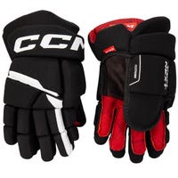 "CCM Next Junior Hockey Gloves in Black/White Size 10in"