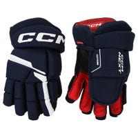 "CCM Next Junior Hockey Gloves in Navy/White Size 10in"