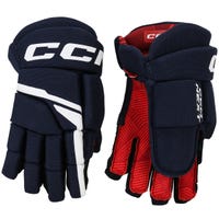 "CCM Next Youth Hockey Gloves in Navy/White Size 8in"
