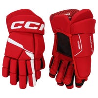 "CCM Next Senior Hockey Gloves in Red/White Size 13in"