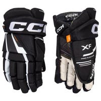 CCM Tacks XF Senior Hockey Gloves in Black/White Size 14in