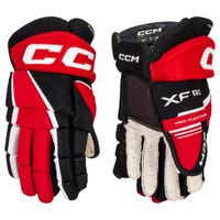 CCM Tacks XF 80 Senior Hockey Gloves in Black/Red/White Size 13in