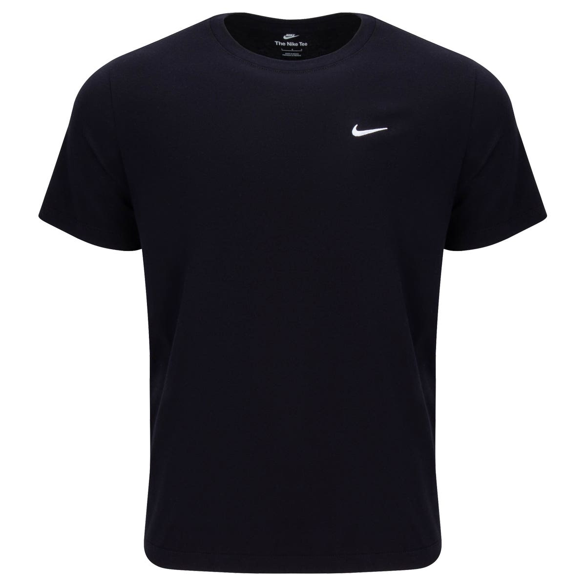 Nike Sportswear Embroidered Swoosh Men's Short Sleeve T-Shirt in Black Size Small