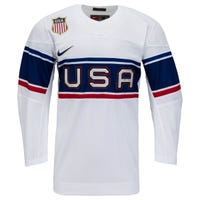 "Nike Team USA 2022 Olympic Adult Hockey Jersey in White Size Medium"