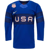 "Nike Team USA 2022 Olympic Adult Hockey Jersey in Royal Size Large"