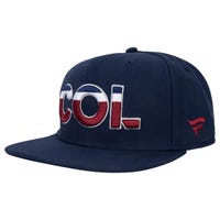 Fanatics Colorado Avalanche Flat Brim Adjustable Snapback Hat in Navy