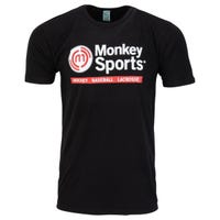 Monkey Sport Apparel Monkey Sports Adult Short Sleeve T-Shirt in Heather Black Size Small