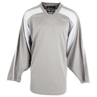 Monkeysports Premium Senior Practice Hockey Jersey in Grey/White Size Small