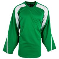 Monkeysports Premium Senior Practice Hockey Jersey in Kelly Green/White Size Goal Cut (Senior)