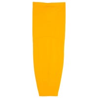 "Monkeysports SS Solid Color Mesh Hockey Socks in Gold Size Youth"