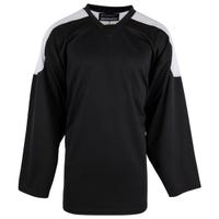 Monkeysports Two Tone Youth Practice Hockey Jersey in Black/White Size Small/Medium