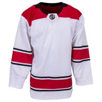 Monkeysports Carolina Hurricanes Uncrested Junior Hockey Jersey in White Size Goal Cut (Junior)