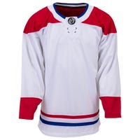 Monkeysports Montreal Canadiens Uncrested Adult Hockey Jersey in White Size Medium