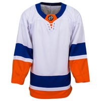 Monkeysports New York Islanders Uncrested Junior Hockey Jersey in White Size Goal Cut (Junior)