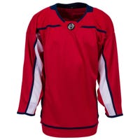 Monkeysports Washington Capitals Uncrested Junior Hockey Jersey in Red Size Large/X-Large