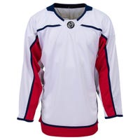 Monkeysports Washington Capitals Uncrested Junior Hockey Jersey in White Size Large/X-Large