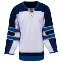 Monkeysports Winnipeg Jets Uncrested Adult Hockey Jersey in White Size Goal Cut (Intermediate)