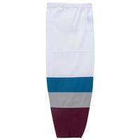 Monkeysports Colorado Avalanche Mesh Hockey Socks in White Size Junior