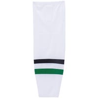 Monkeysports Dallas Stars Mesh Hockey Socks in White Size Junior