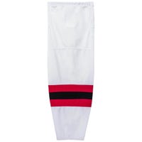 Monkeysports New Jersey Devils Mesh Hockey Socks in White Size Intermediate