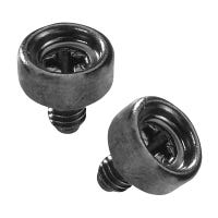 A&R Dome Screw - in Black Size Pair