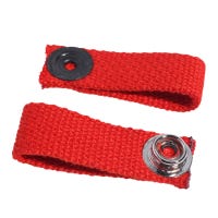 "A&R Helmet Cheek Loop-Pair in Red"