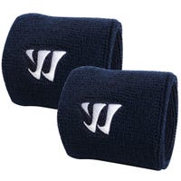"Warrior Terry Cloth Wrist Bands - Pair in Navy Size 3in"