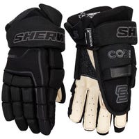 Sherwood Code Encrypt Pro Junior Hockey Gloves in Black Size 10in