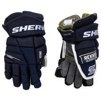 SherWood Rekker Element 1 Junior Hockey Gloves in Navy Size 11in